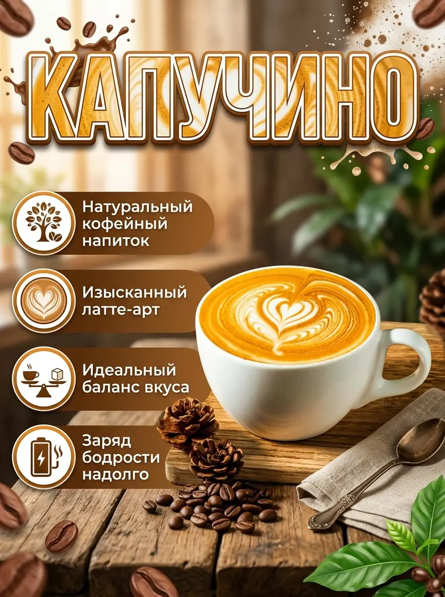Карточка товара — капучино